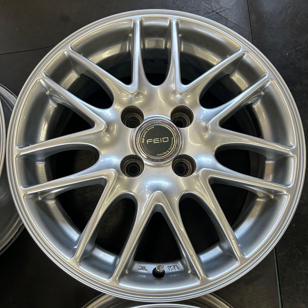 中古アルミ4穴車　15x6.0 フィット、アクア、ヤリス、カローラ、スイフトなど