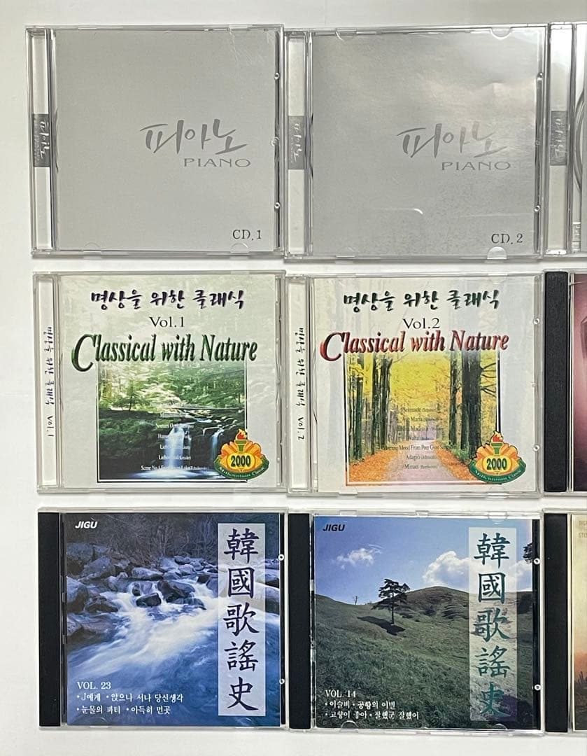 CD ピアノ　韓国歌謡　カンツォーネ　映画音楽など　14枚まとめ　CD14A
