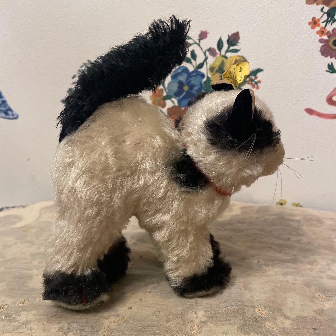 ヴィンテージ シュタイフ　猫　Gussy Cat ぬいぐるみ