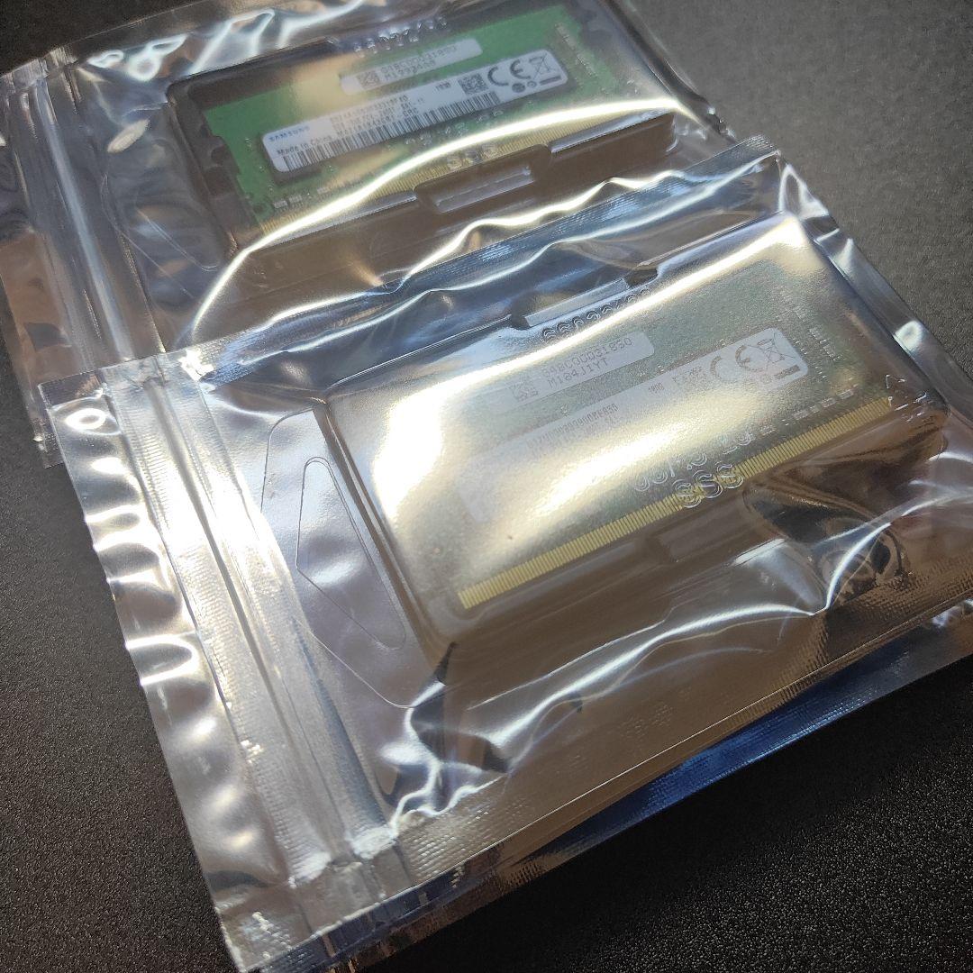Samsung 8GB DDR4-2400T SO-DIMM メモリー8枚