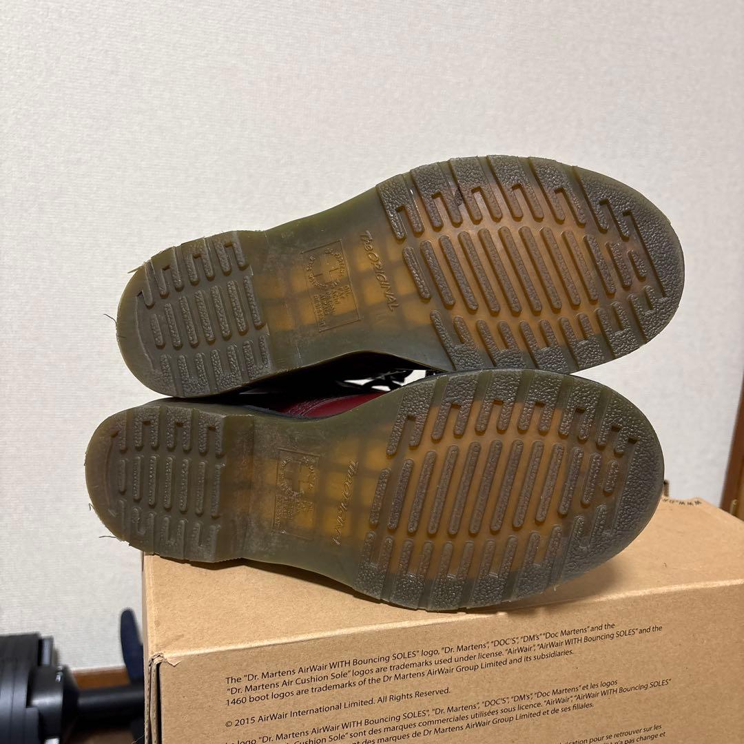 Dr. Martens チェリーレッド ワークブーツ