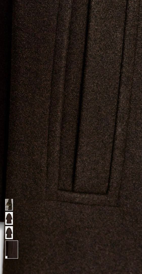 【ゆな】ZARA ソフトオーバーサイズコート 2025AW ブラウン
