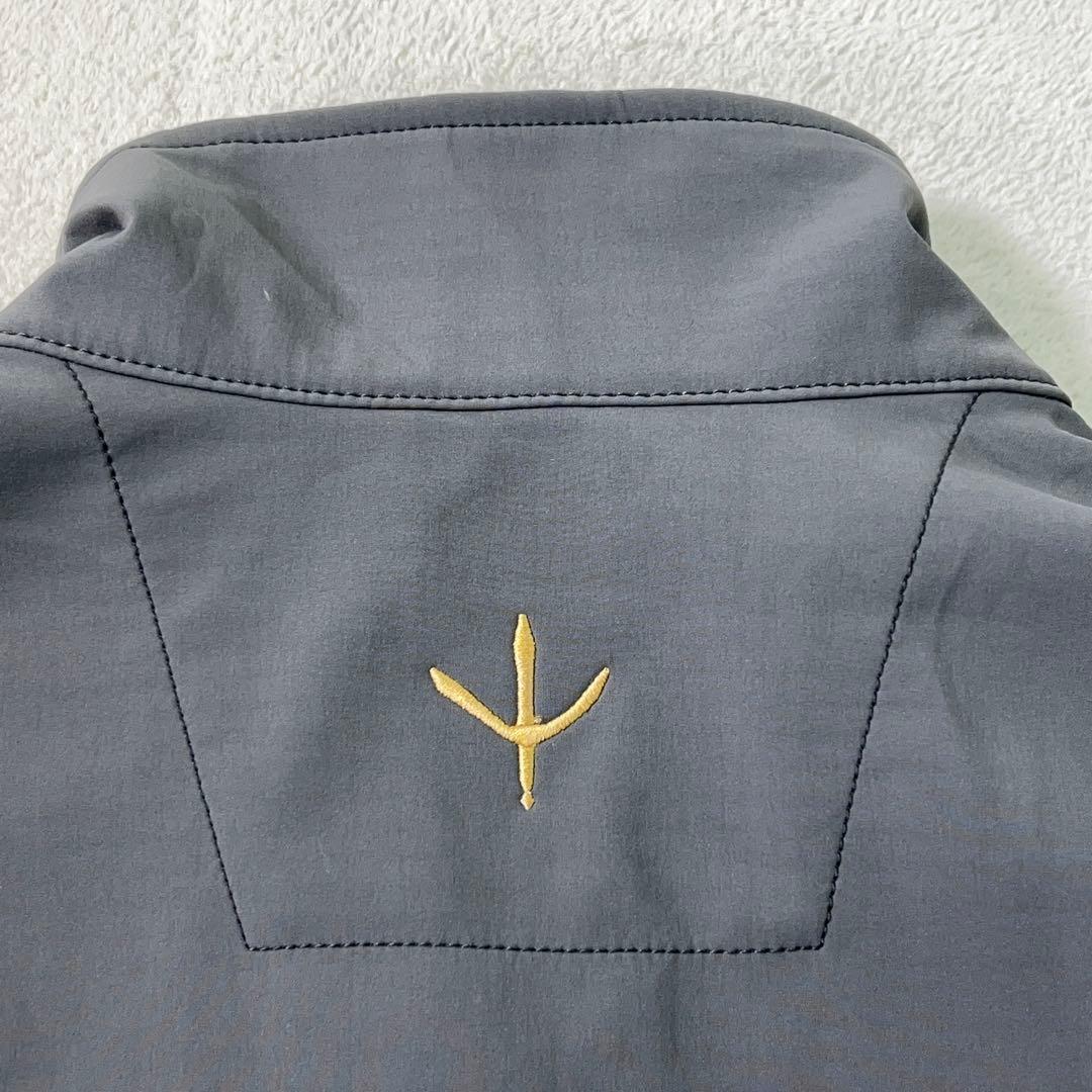 入手困難【Carhartt】ソフトシェルベスト 企業カスタム 別注モデル グレー