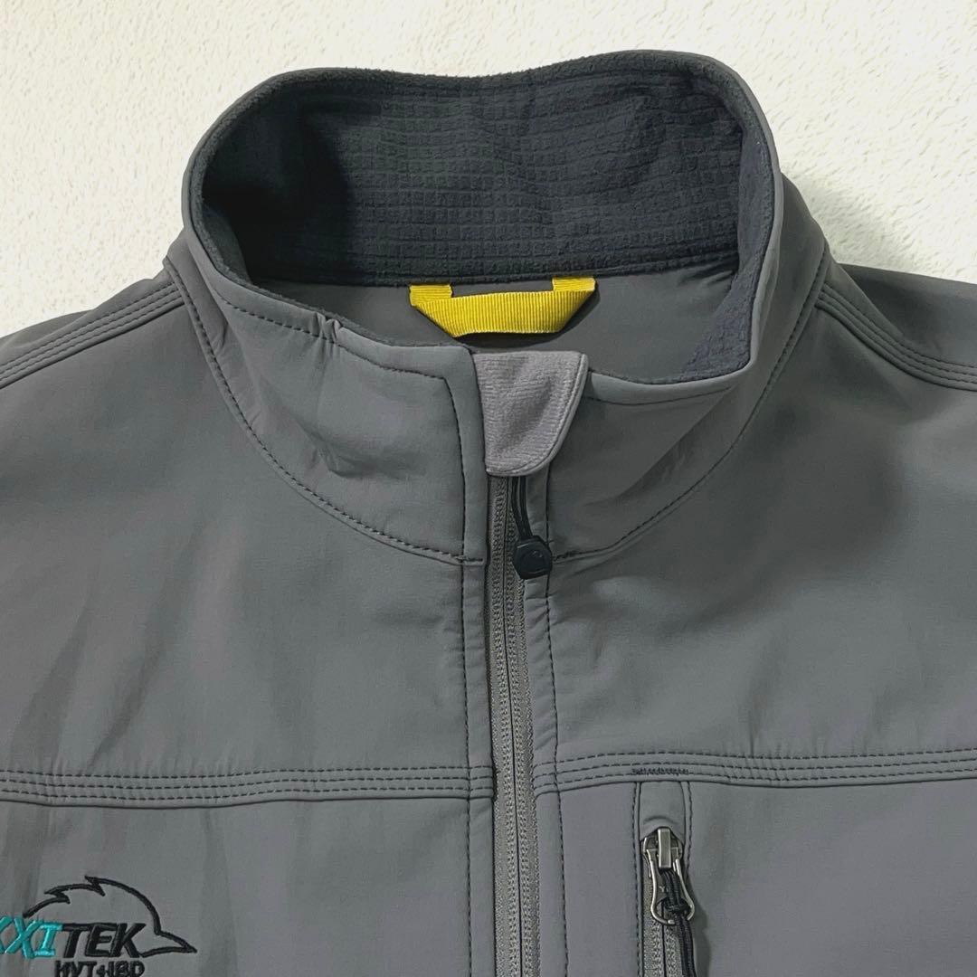 入手困難【Carhartt】ソフトシェルベスト 企業カスタム 別注モデル グレー