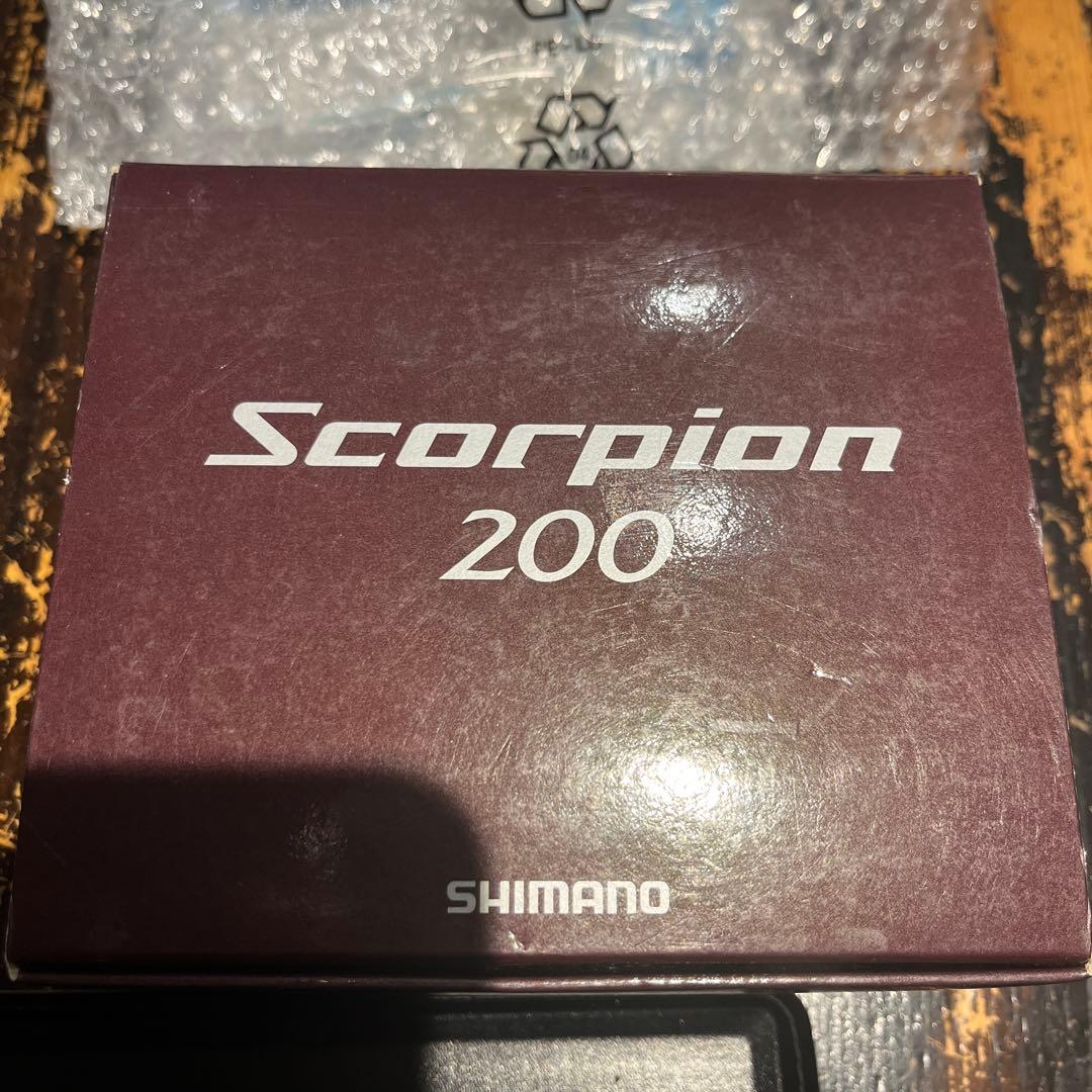 最終値下げ シマノ スコーピオン200 美品 新品ドライブ&ピニオンギア付き！