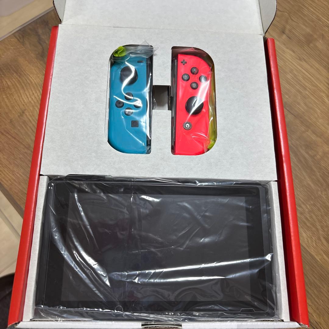 Nintendo Switch 青・赤 本体と付属品全て
