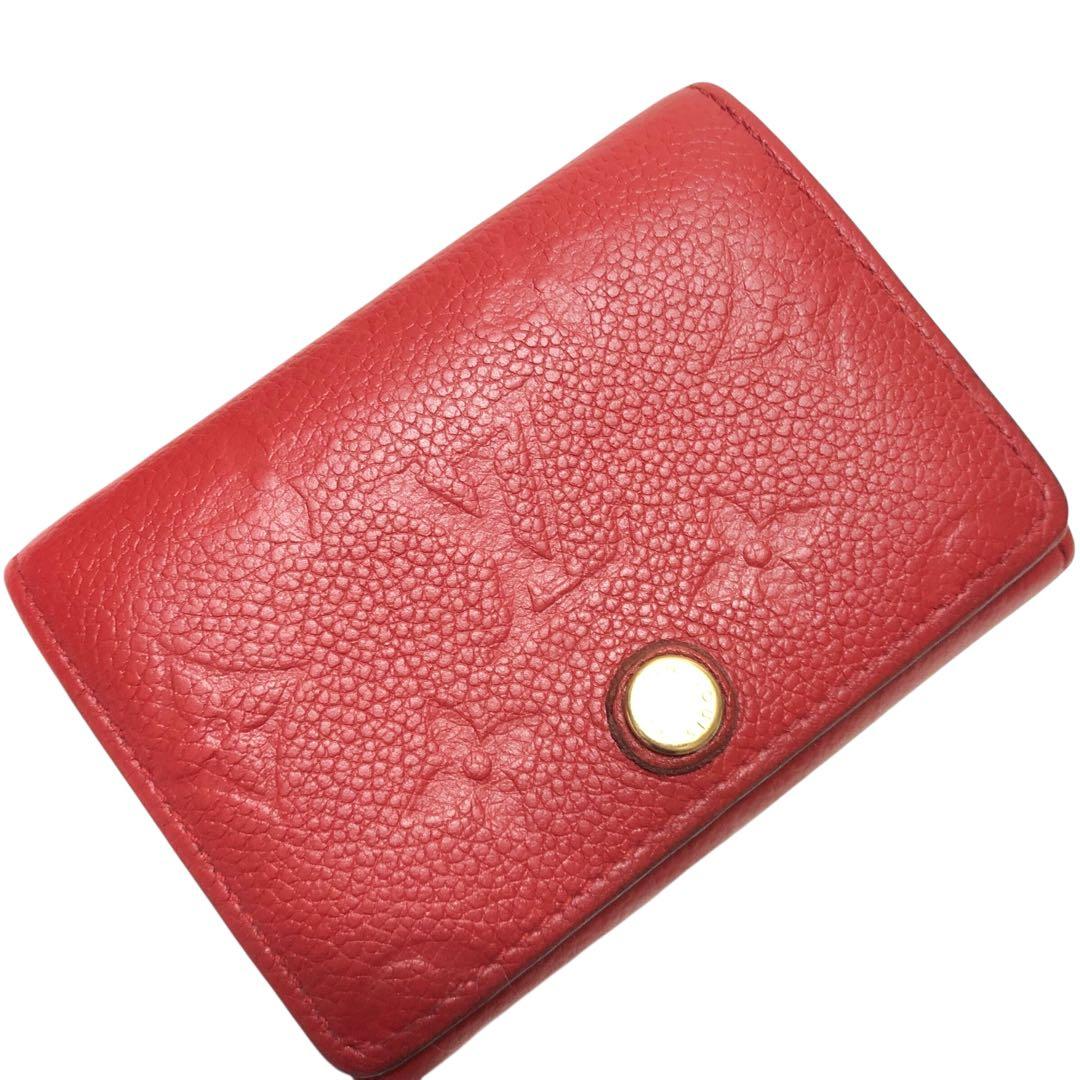 【美品】LOUISVUITTON ヴィトンアンヴェロップ　アンプラント　名刺入れ