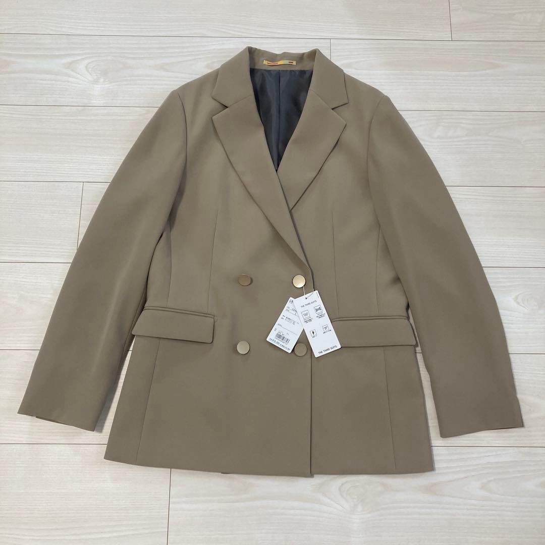 オリヒカ　ORIHICA レディース　ベージュ ダブルブレスト ジャケット　L