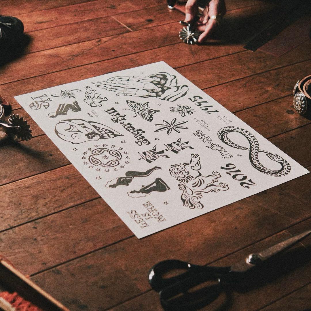 多*️様 新品SUGARHILL TSY山田蓮 TATTOOFLASHPRINT