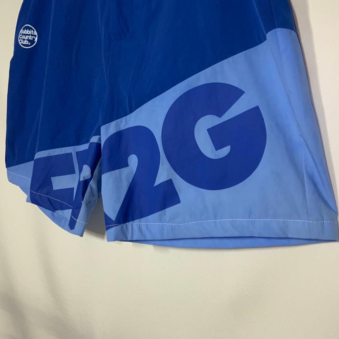 FR2 GOLF ハーフパンツ　ショートパンツ　ブルー　ストレッチ　Lサイズ