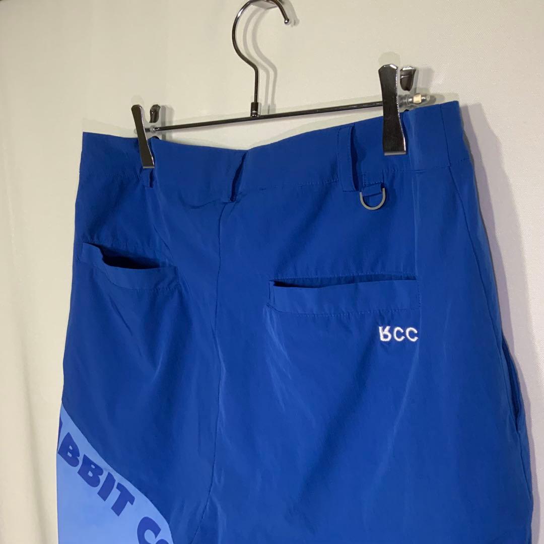 FR2 GOLF ハーフパンツ　ショートパンツ　ブルー　ストレッチ　Lサイズ
