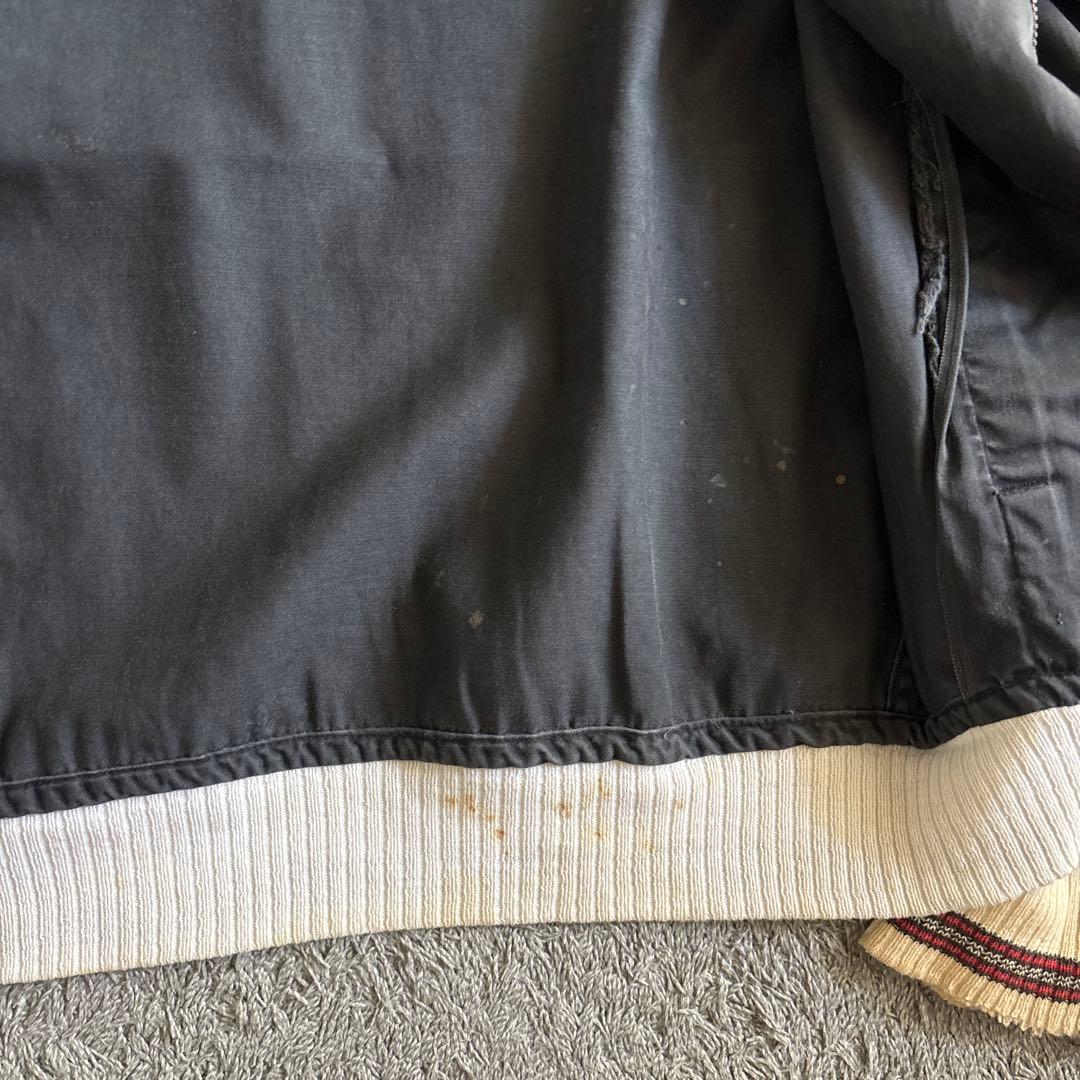 ジャケット・アウター 50s Black cotton blouson fade vintage