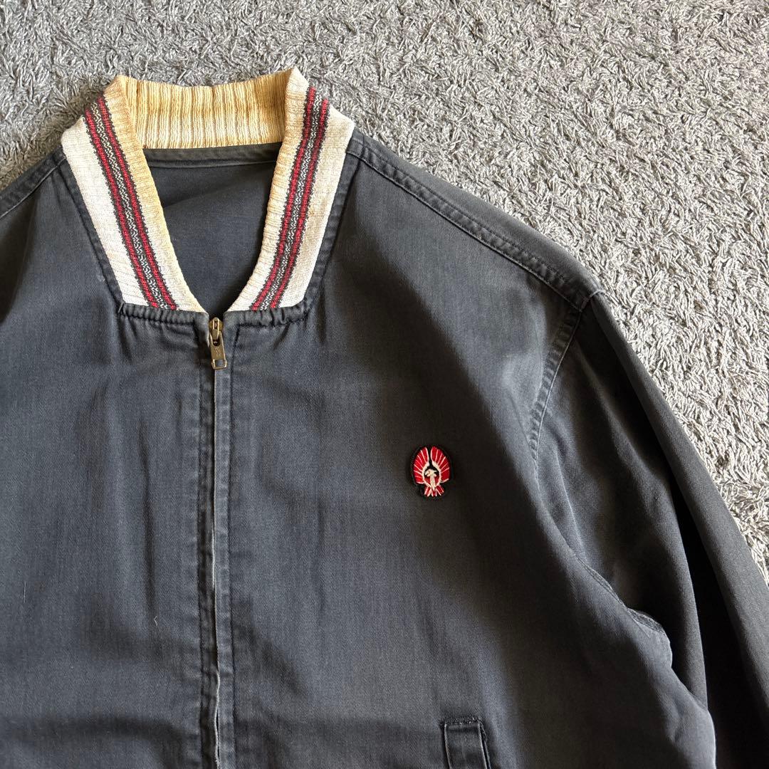 ジャケット・アウター 50s Black cotton blouson fade vintage