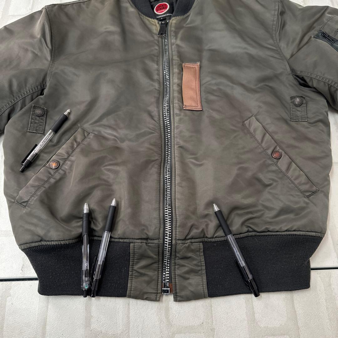 ラッキーストライク LUCKY STRIKE MA-1 ミリタリー ジャケット