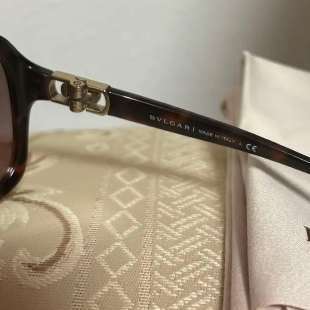 BVLGARI ブラウン サングラス ケース付き