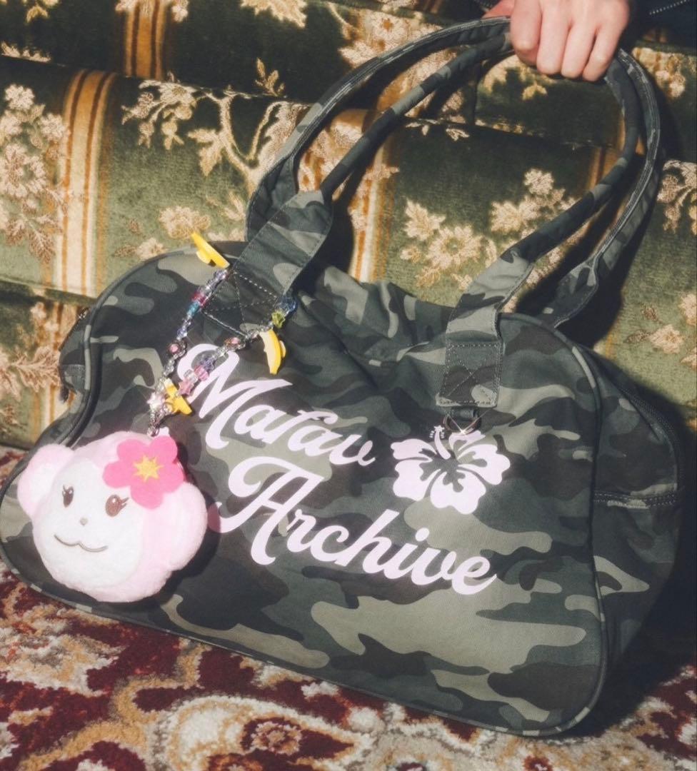 MAFAVARCHIVE WEGO ボストンバッグ コラボ 迷彩柄