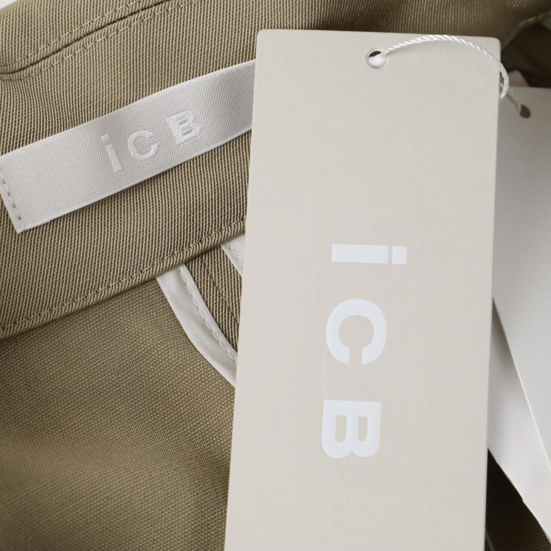 377 新品訳 ICB トリアセコットンギャバジン ショートトレンチコート 2