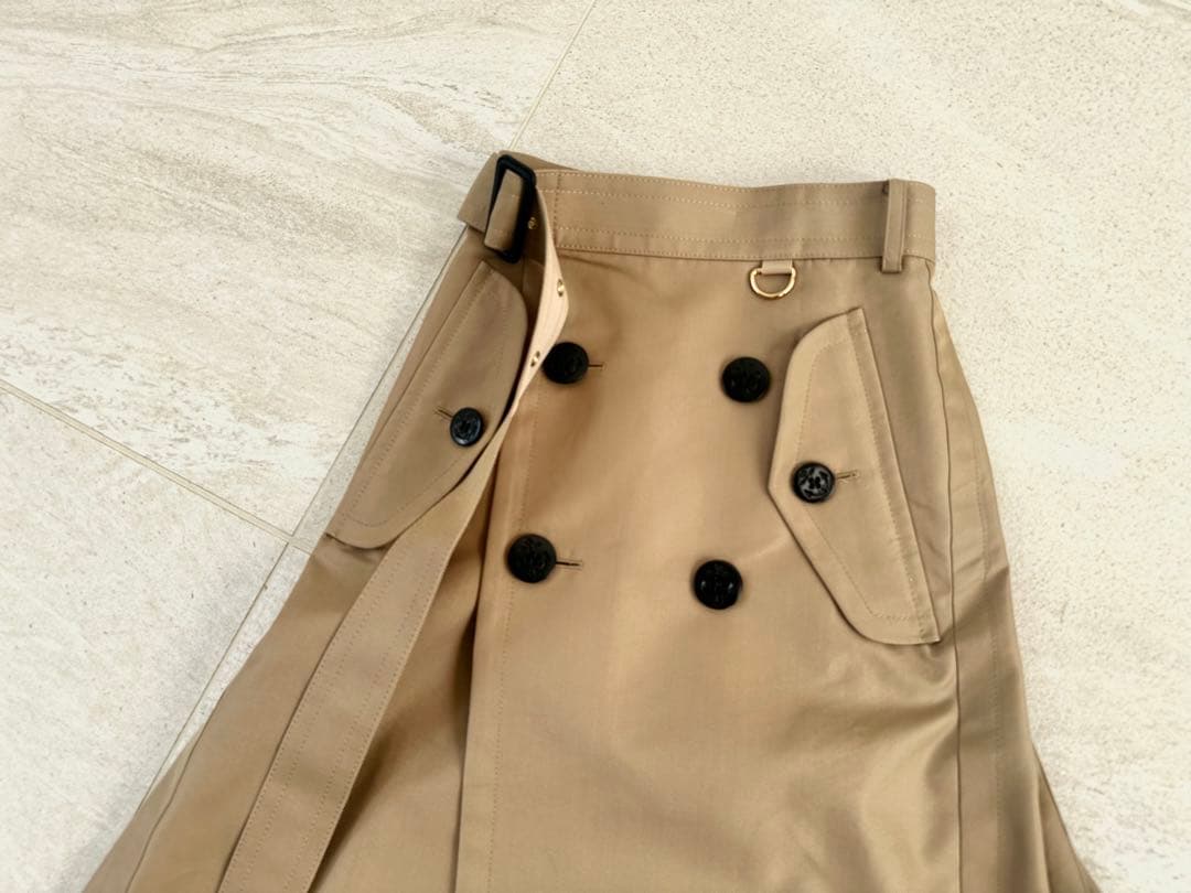 パ*ケ様 限定SALE sacai プリーツスカート ベージュ サイズ0