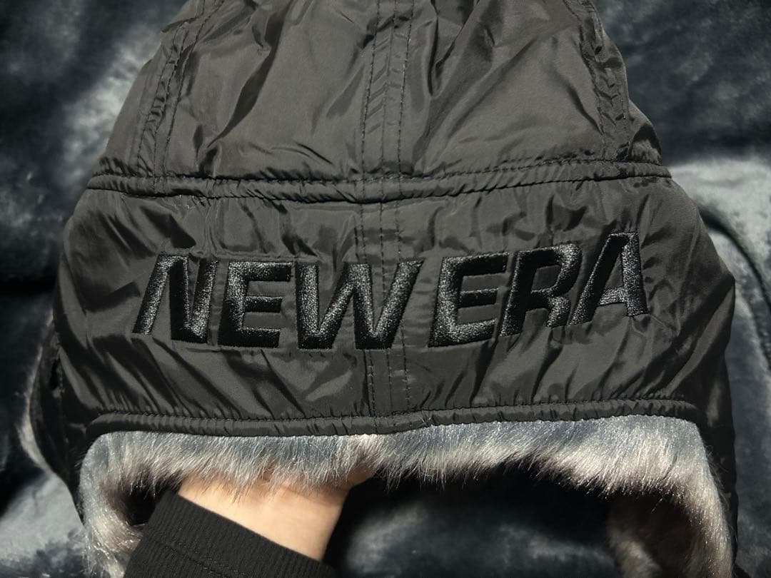 NEWERA ニューエラ フライト トラッパーキャップ 防寒 帽子 L ファー