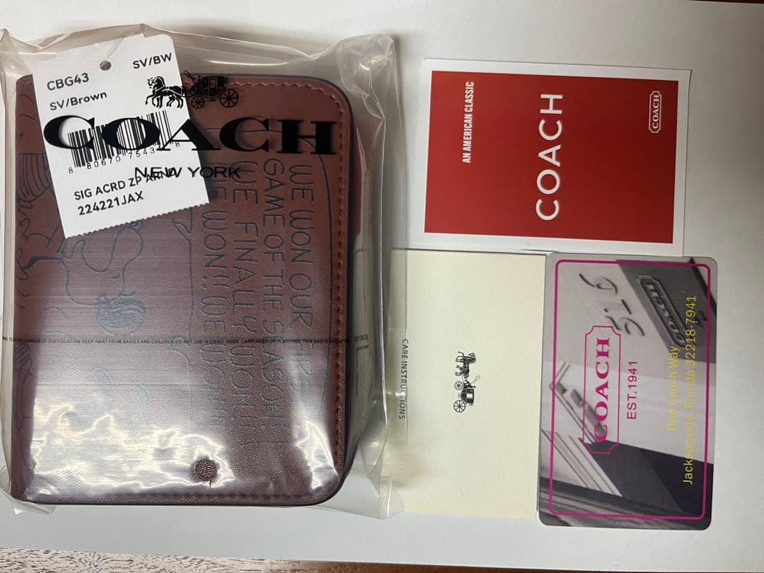 コーチ COACH PEANUTS エッセンシャル ビルフォールド 折財布 希少