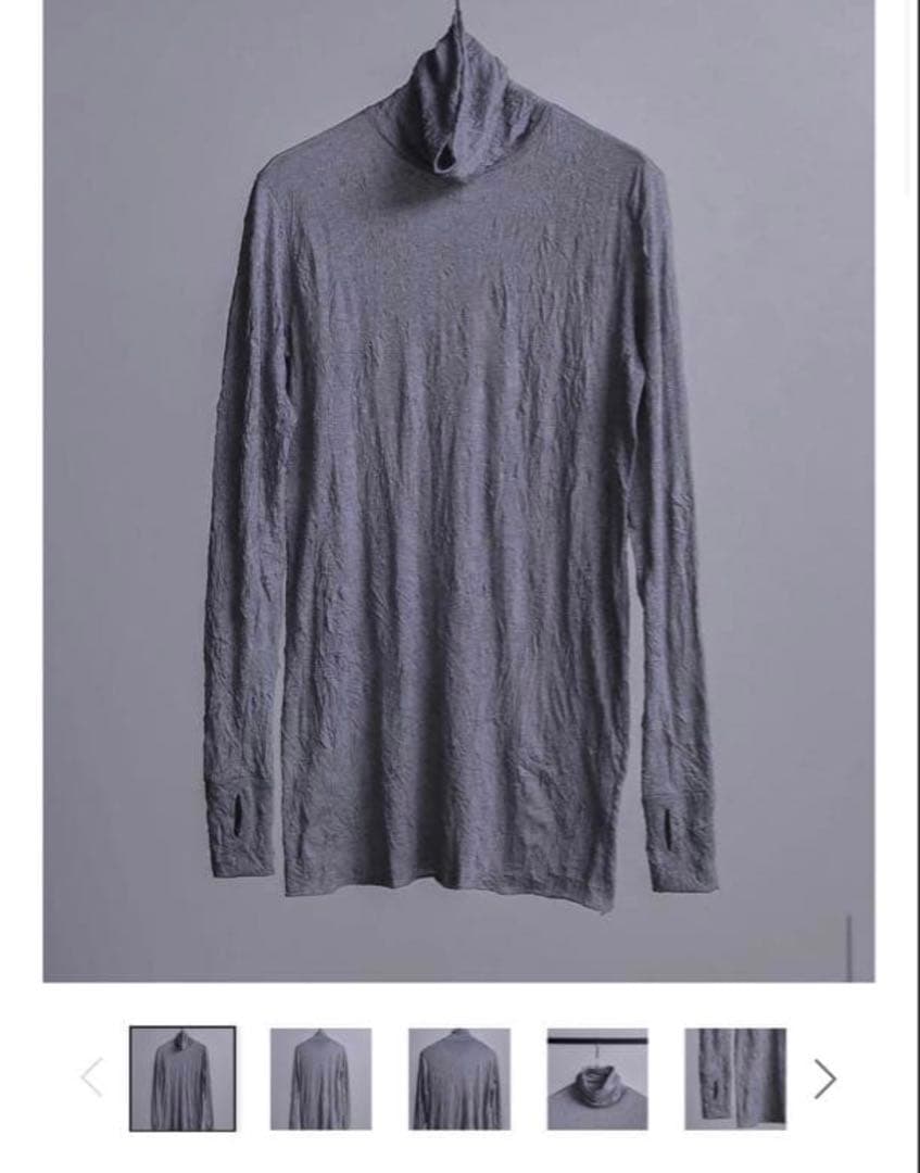 PRY シュウトCraft Fabric Layered Turtle-neck
