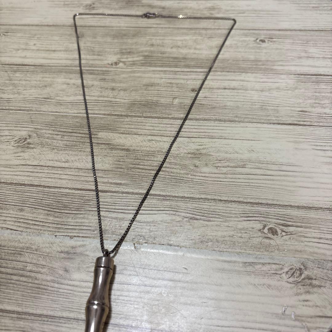 GUCCI ステンレススチール ペンダントネックレス