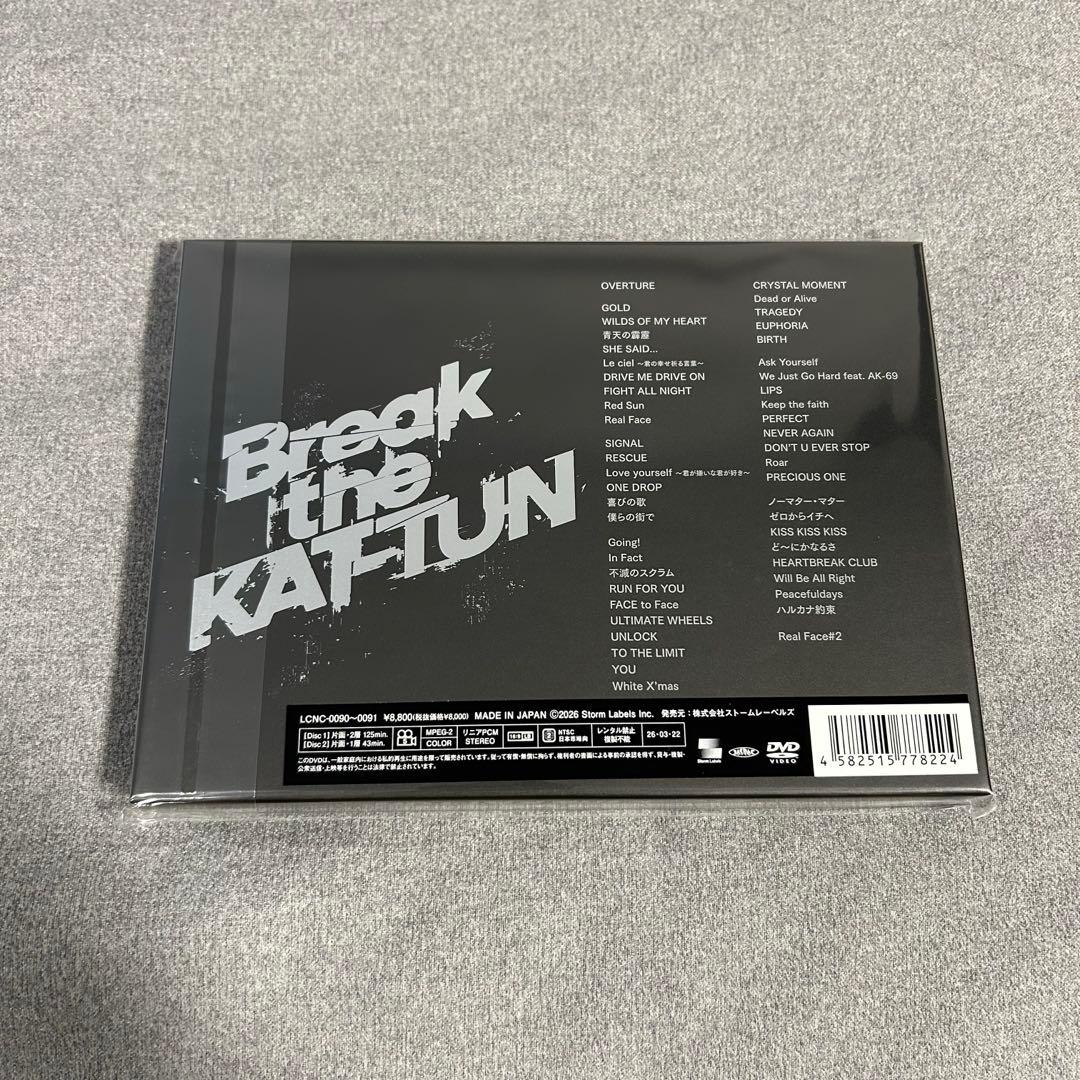 ファミクラ限定 Break the KAT-TUN DVD盤 ステッカーセット