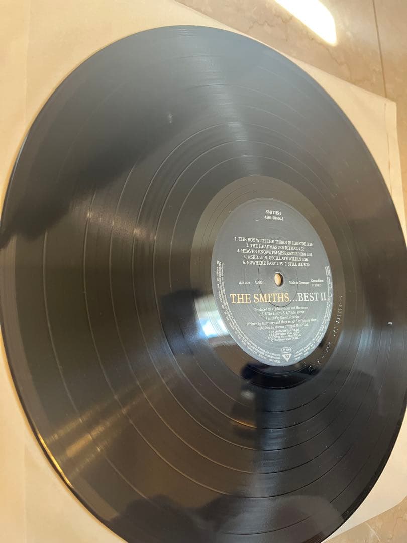 THE SMITHS BEST II UK盤アナログレコード