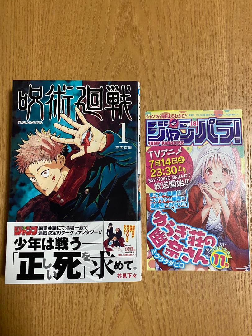 【全巻0巻〜30巻初版】呪術廻戦 1巻 初版 帯あり 応募券あり ジャンパラ付き