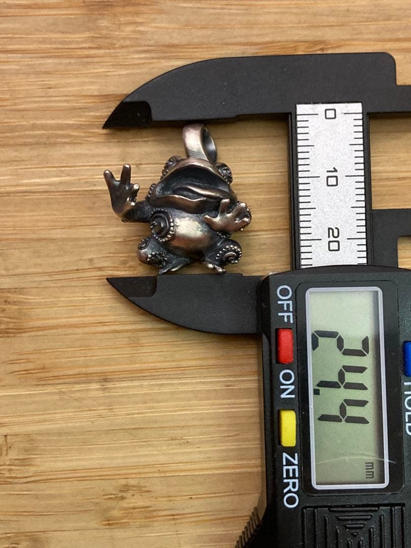 かすう工房 silver オオガマガエル ペンダント トップ 和風 日本 原宿