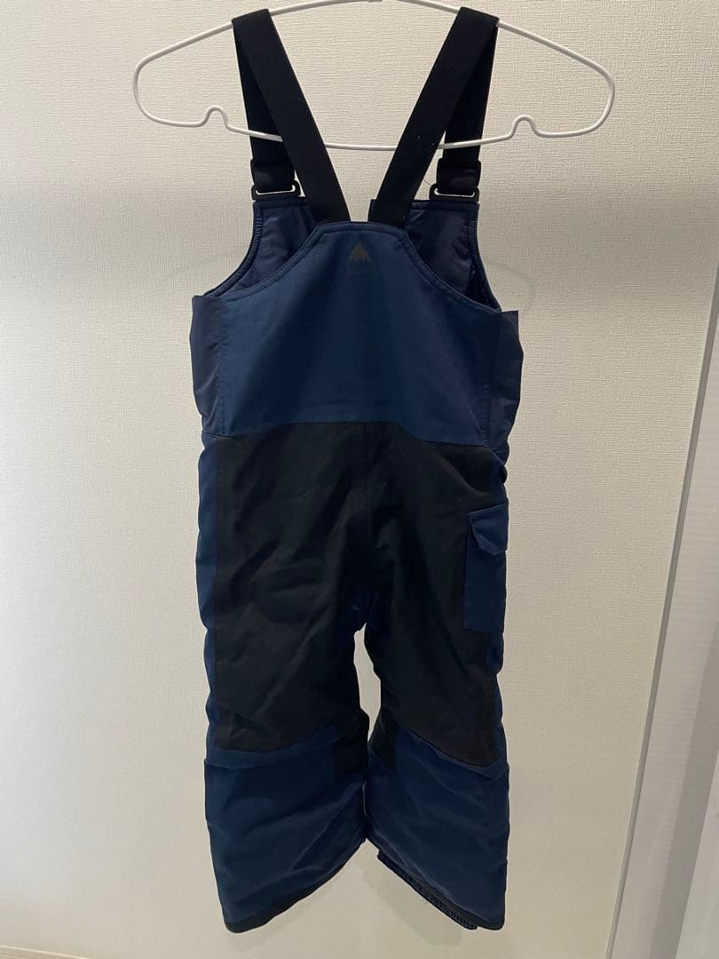 【極美品】Burton スノーボードウェア キッズ　4T ビブパンツ　ネイビー