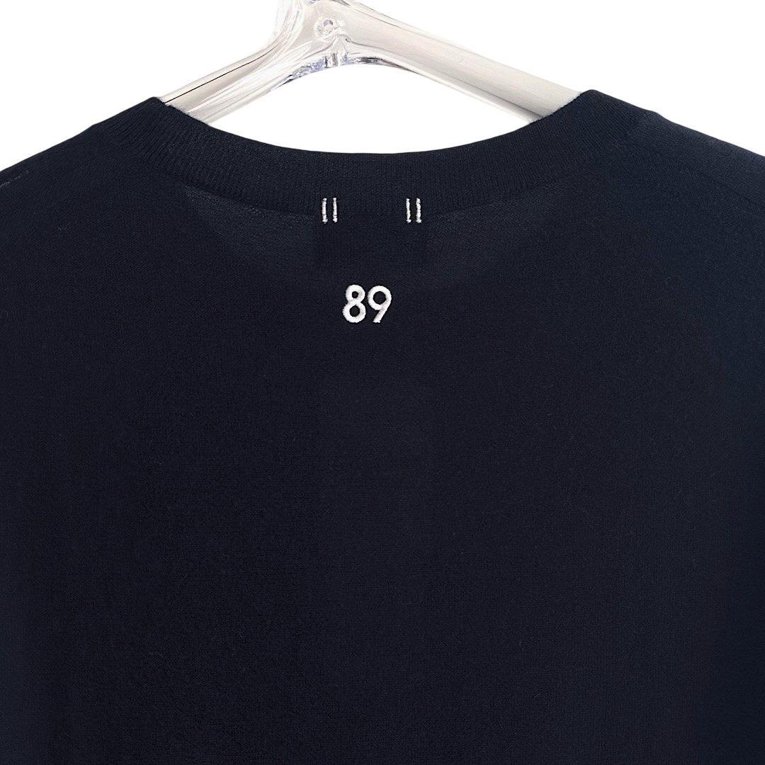 534★パーリーゲイツ 定価41,800円カシミヤニット セーター紺 サイズ7
