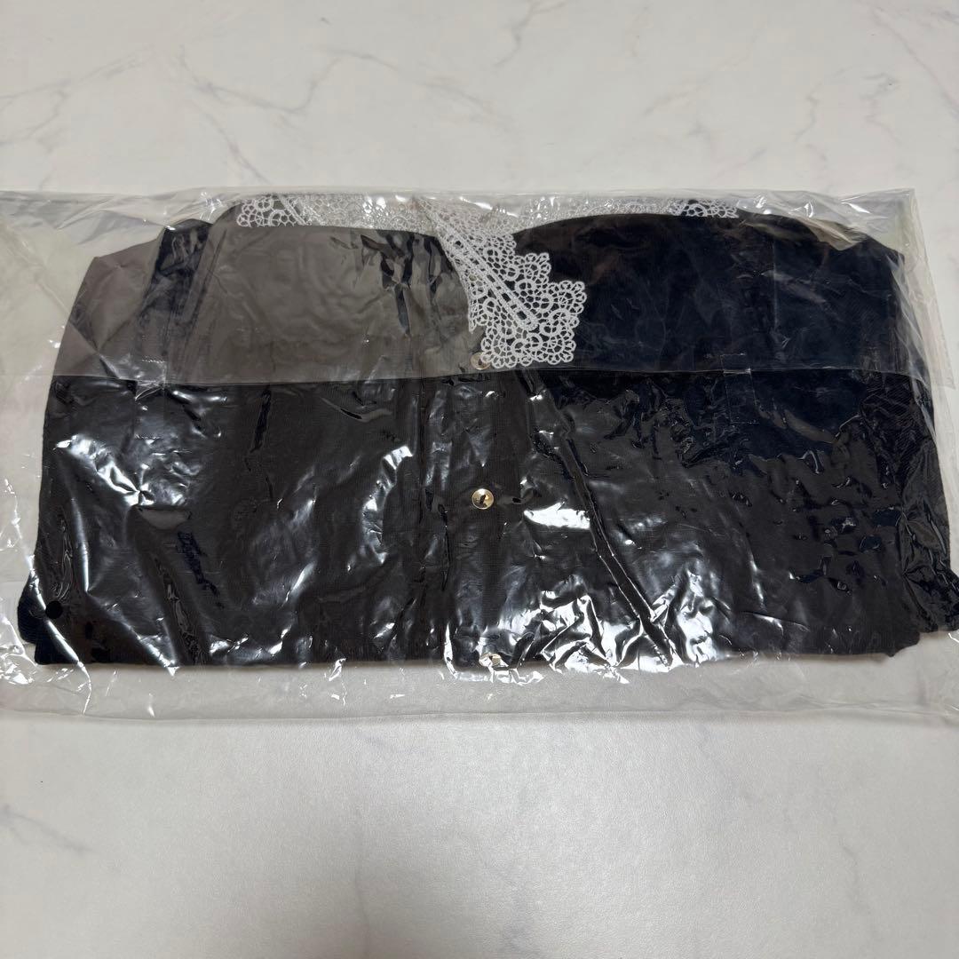 タグ付新品未開封 SNIDEL スナイデル レースボウタイカーディガン 黒