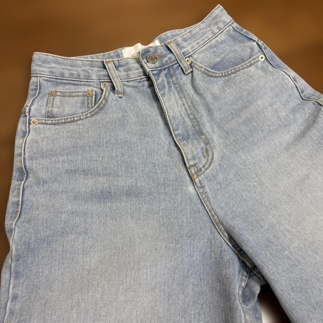 na.e ワイドルーズジーンズ　Wide Loose Jeans M 通常丈