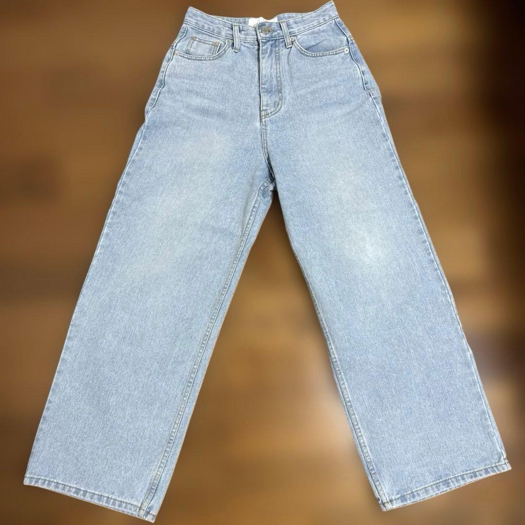 na.e ワイドルーズジーンズ　Wide Loose Jeans M 通常丈
