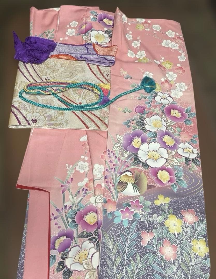 振袖フルセット　ピンク　清楚可愛い　成人式