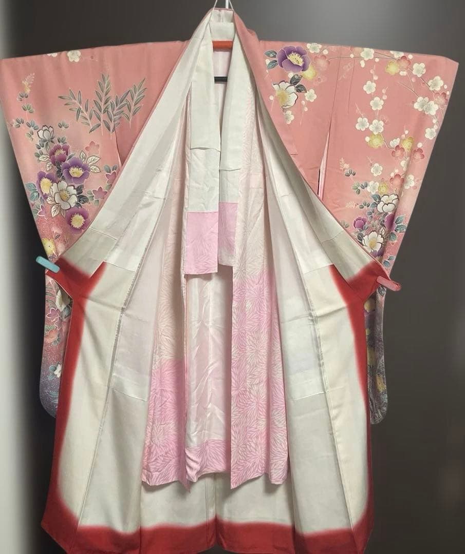 振袖フルセット　ピンク　清楚可愛い　成人式