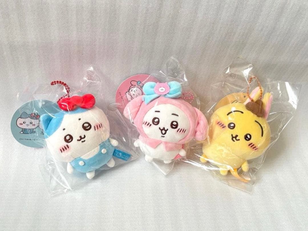 ちいかわ サンリオ キャラクターズ マスコット 全7種 セット ぬいぐるみ