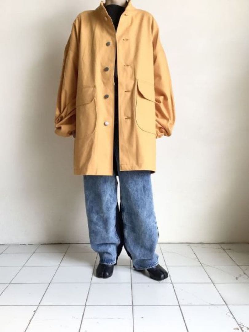 issuethings type3 モッズパーカー ミリタリーコート オレンジ
