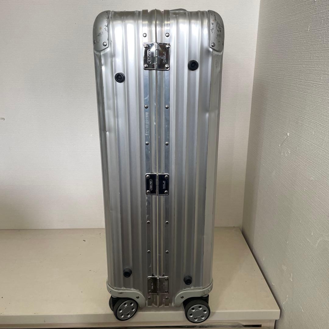負*犬様 希少 中美品 青ロゴ RIMOWA トパーズ 82L チェックインL相
