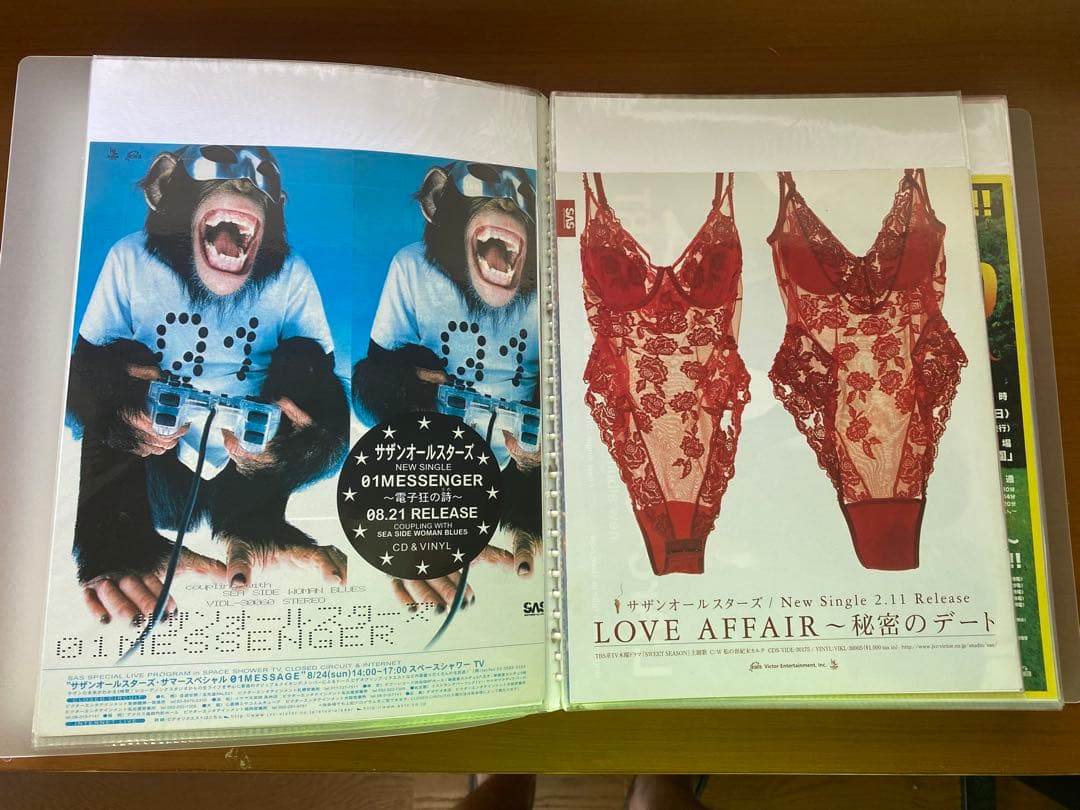 サザンオールスターズ 雑誌切り取り•フライヤーetc編集本 8冊★おまけ付き★