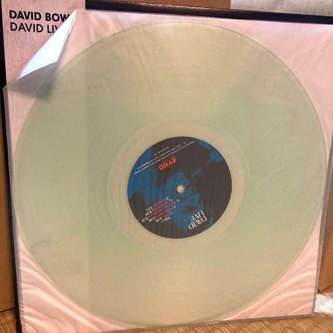 超レア デヴィッドボウイ DAVID LIVE 限定盤 シリアルナンバー LP