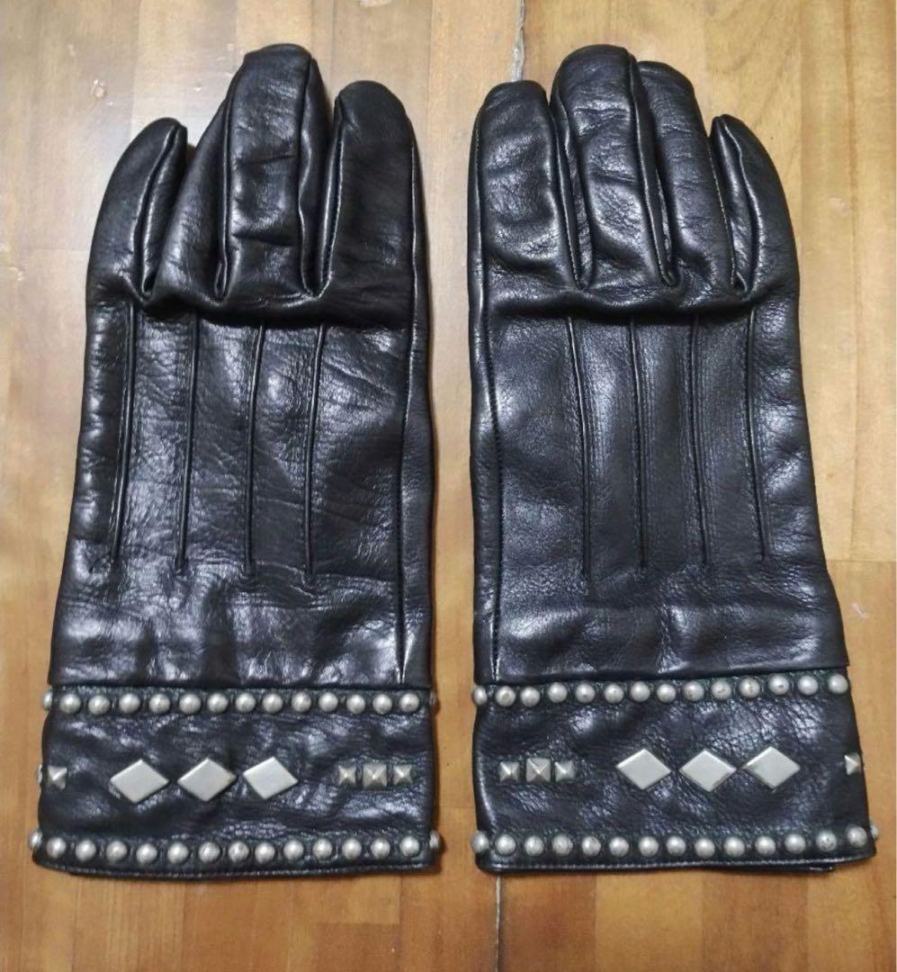 UNDERCOVER アンダーカバー スタッズレザーグローブ