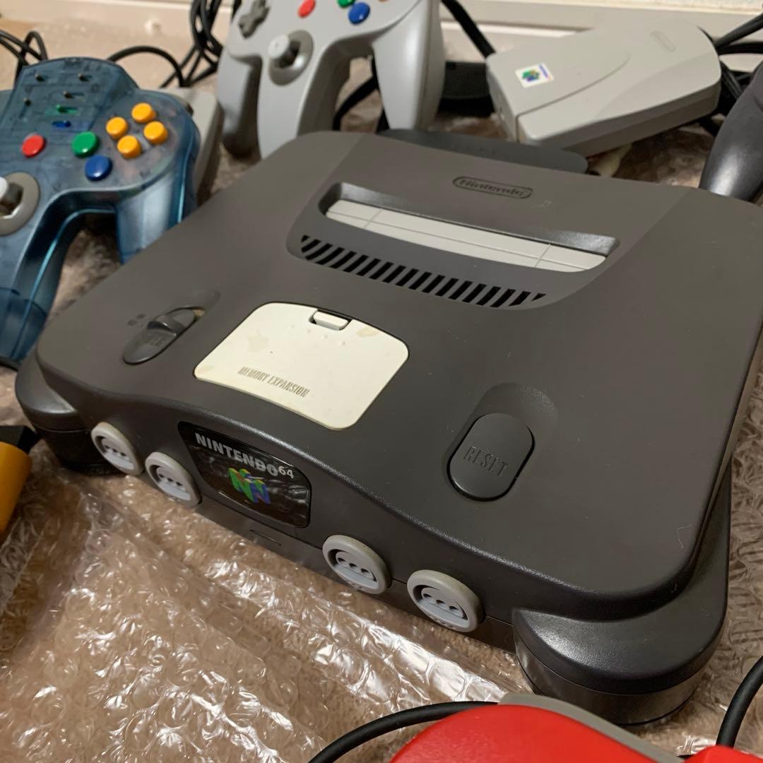 完動品 64本体 メモリー拡張パック付 コントローラー9個 豪華セット ゼルダ