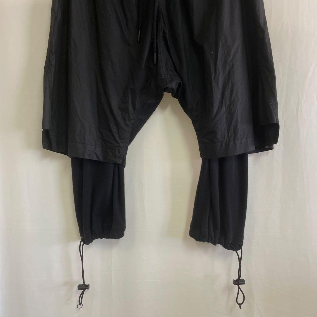 Y-3 YOHJI YAMAMOTO レイヤードサルエルパンツ adidas