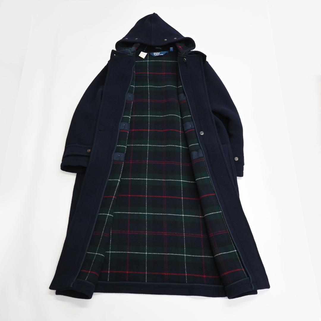 48864★冬 ポロラルフローレン ダッフルコート ダークネイビー