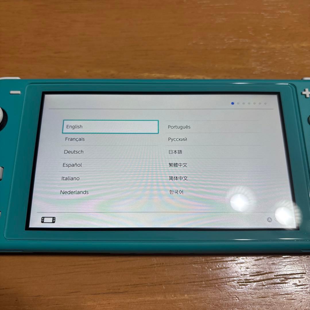 ケ*ー様 【美品】Nintendo Switch Lite ターコイズ　充電スタ