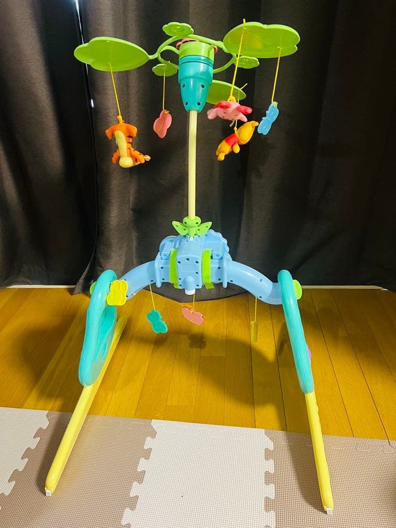 【ももんがちゃ！】【美品】プーメリー　ディズニー 6WAYベビージム