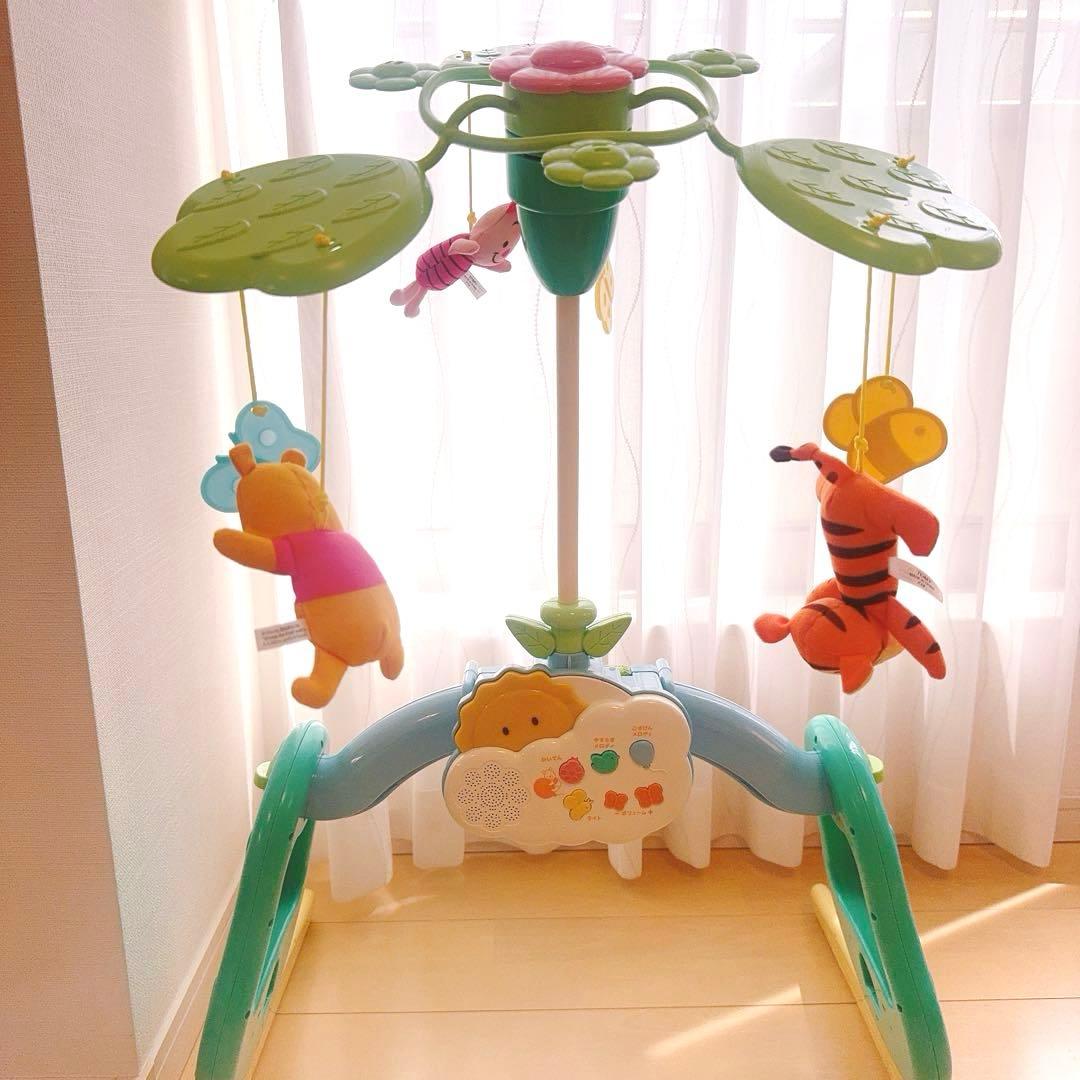 【美品】6WAYジムにんぎょうメリー プーさん