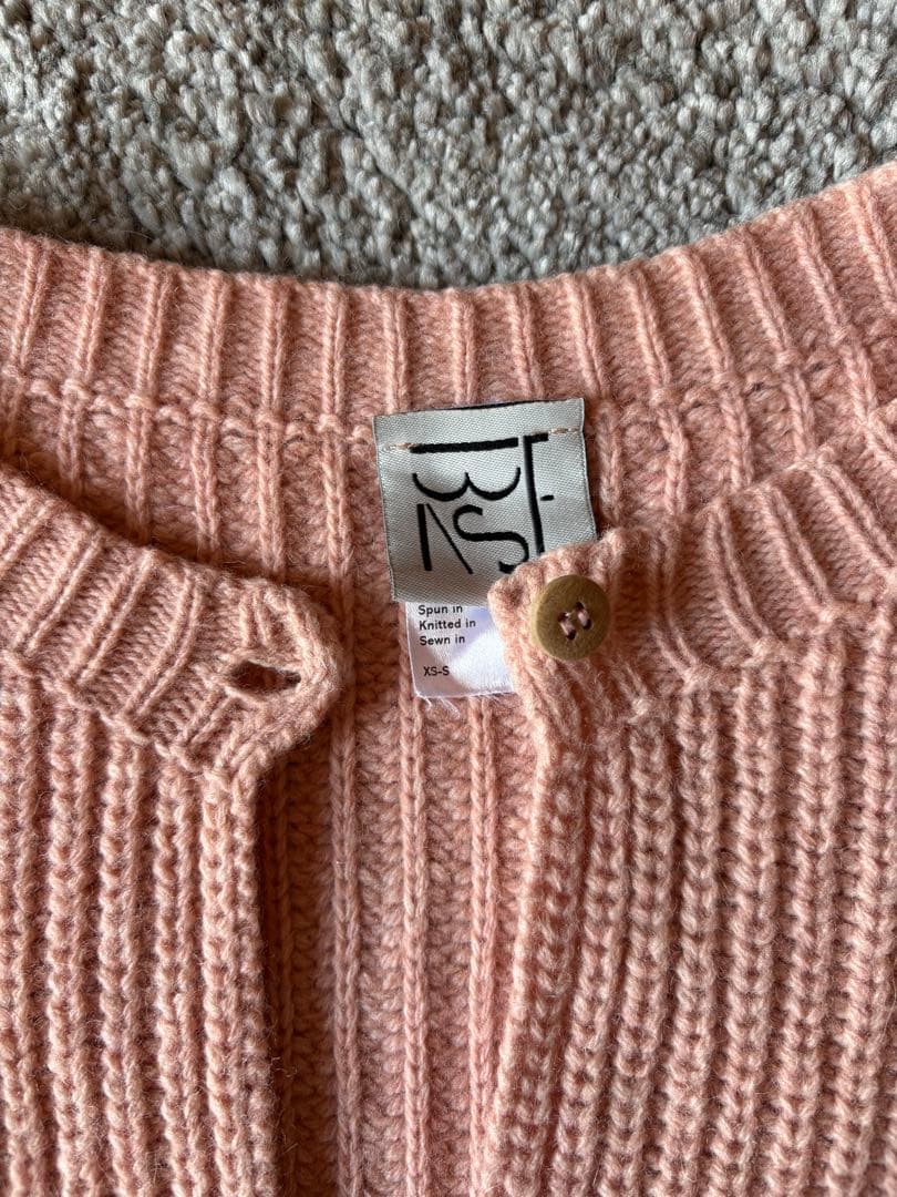baserange mea cardigan カーディガン ピンク